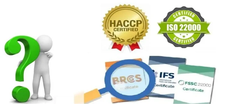 Gıda güvenliği yönetim sistemleri karşılaştırma