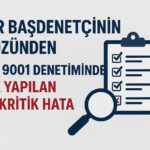 ISO 9001 kurulumunda yapılan yanlışlar