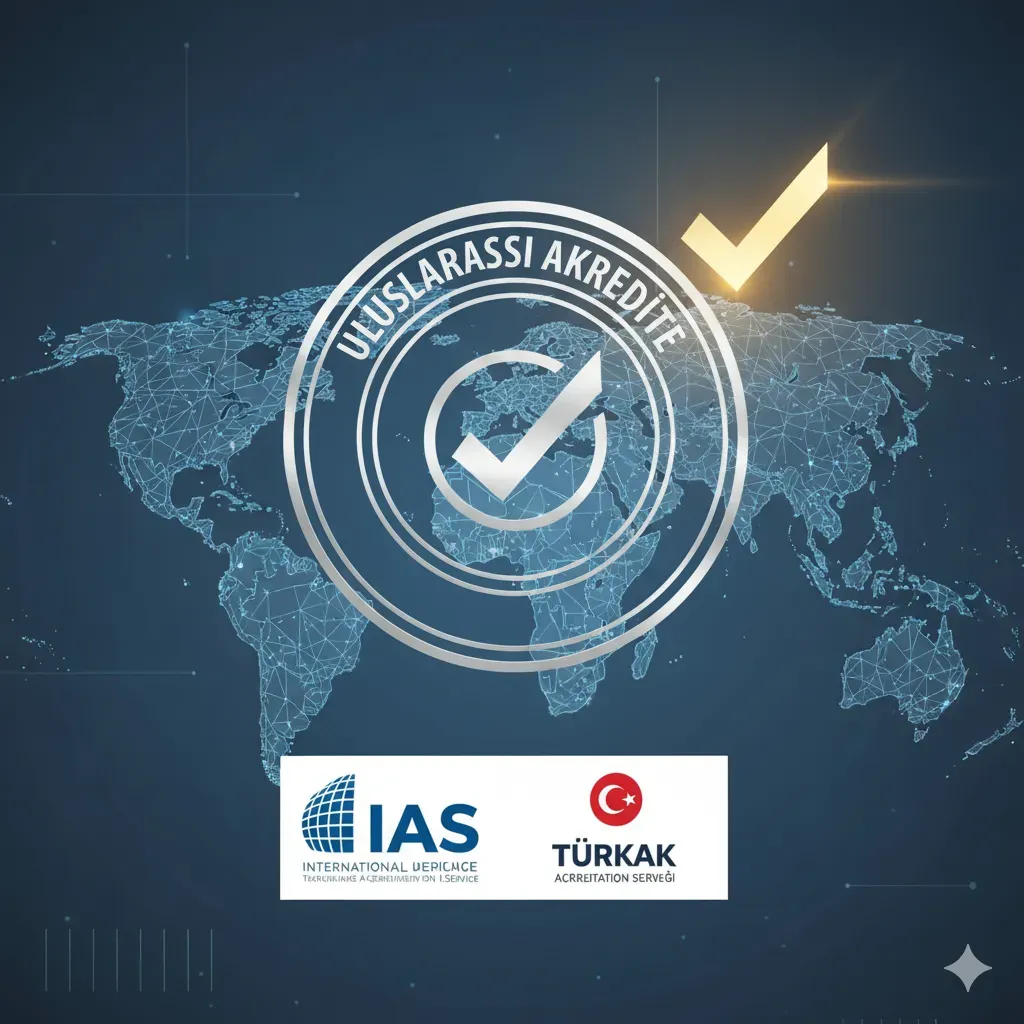 Türkiye'de TÜRKAK veya uluslararası alanda IAS gibi Akreditasyona sahip ISO Belgeleri