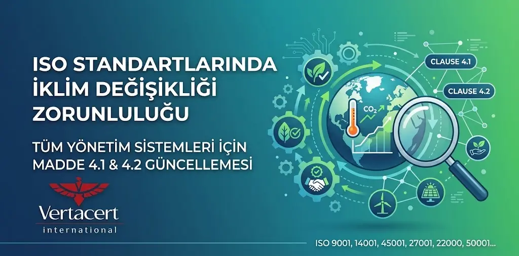 ISO Standartlarında Yeni Dönem: İklim Değişikliği Şartı (Madde 4.1 & 4.2) Tüm Sistemler İçin Zorunlu Oldu