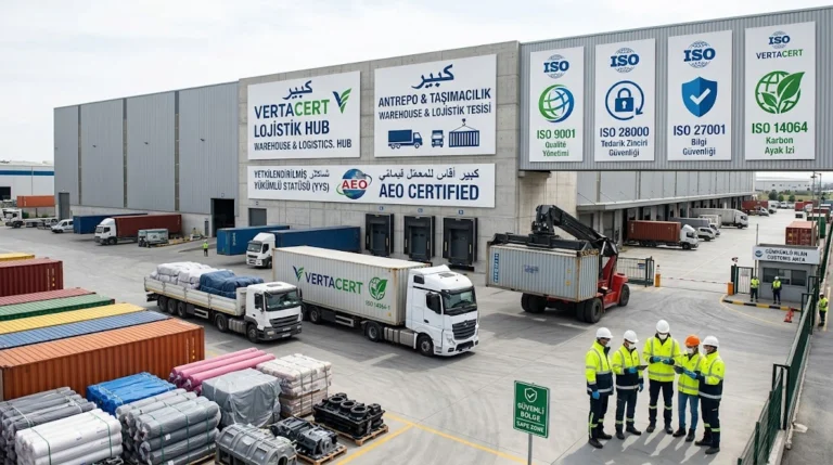 Lojistik, Taşımacılık ve Antrepo Firmaları İçin Zorunlu Belgeler (ISO 9001, ISO 28000, ISO 27001 ve Karbon Ayak İzi)