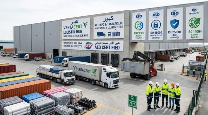 Lojistik filosu ve antrepo tesisinde ISO 28000 tedarik zinciri güvenliği, ISO 27001 ve ISO 14064 karbon ayak izi yönetimi